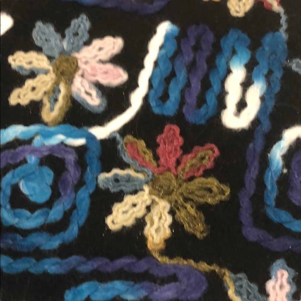 NWOT Zara Multi Color Stitch Mini Skirt - Picture 5 of 6